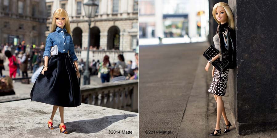 Pronta para um desfile em Londres e outro em Nova York