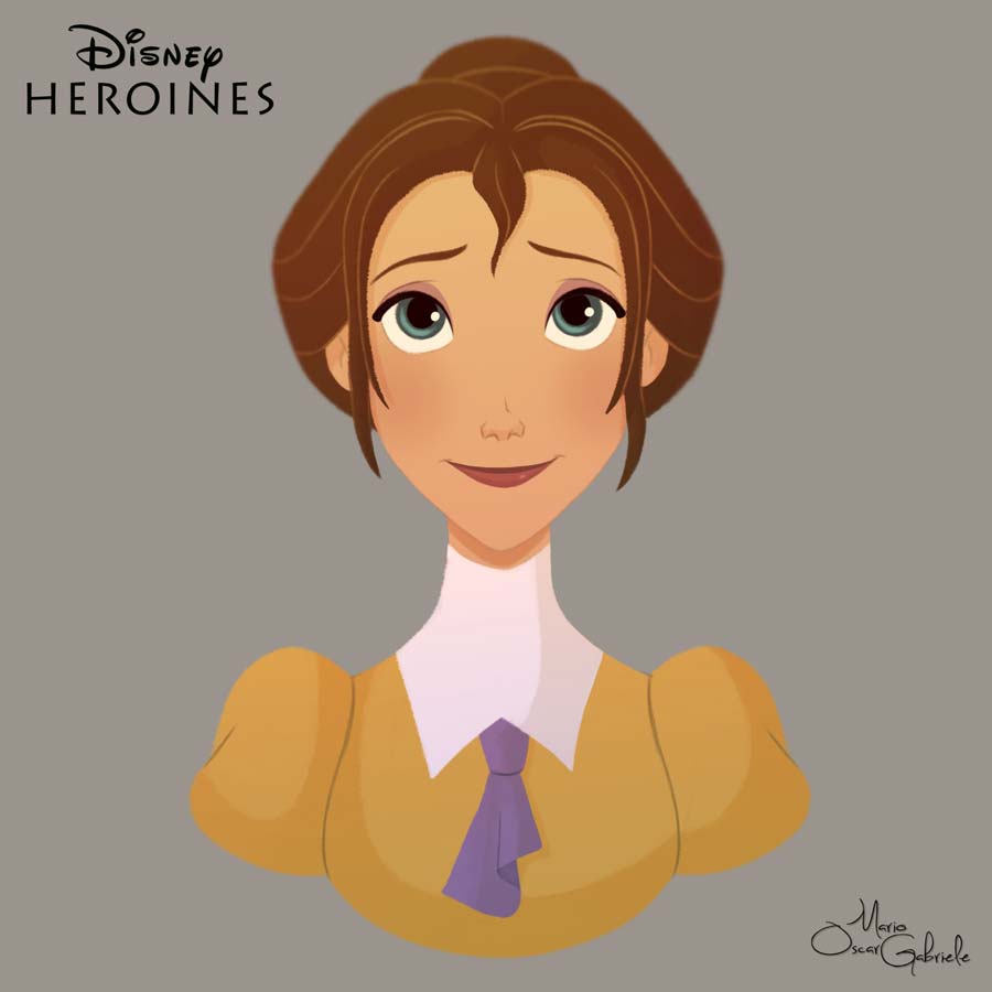 disney-ilustrações-retratos-heroínas-jane