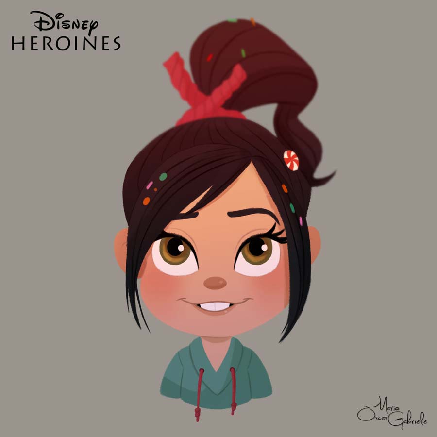 disney-ilustrações-retratos-heroínas-vanelope