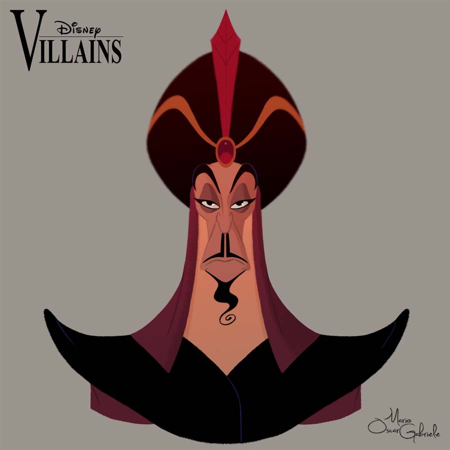 disney-ilustrações-retratos-vilões-jafar