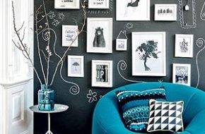 Decoração: Parede de quadro negro