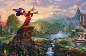 Pinturas de cenas da Disney