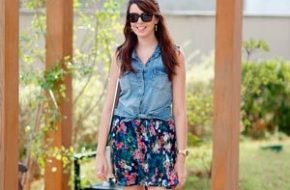 Look do dia: Jeans e flores