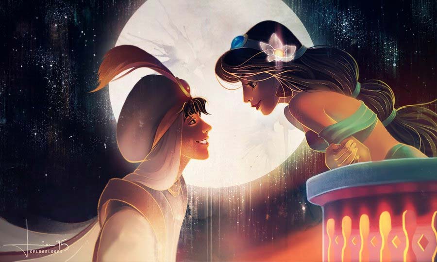 disney-ilustracao-valentinesday-aladdin