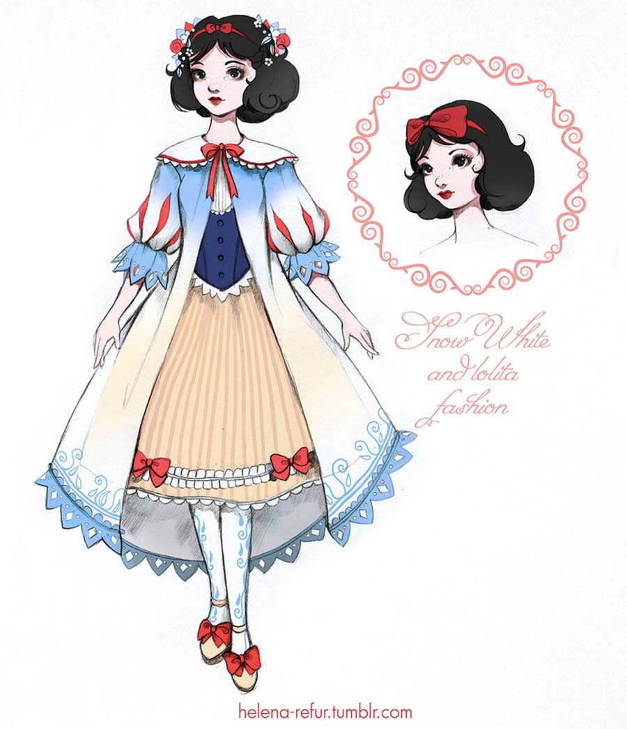 disney-ilustracoes-lolitas-brancadeneve