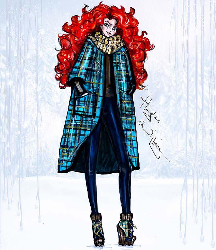 disney-ilustracoes-inverno-merida