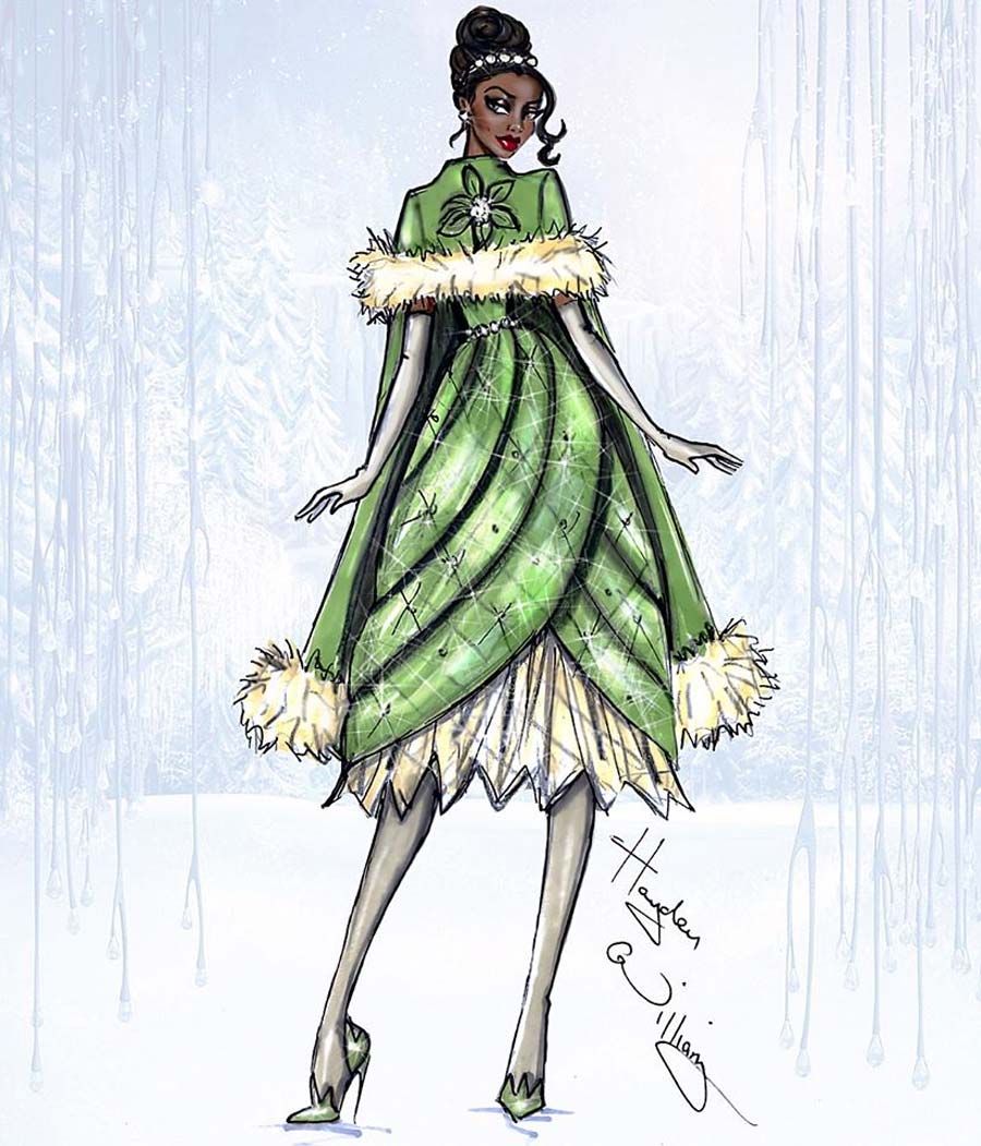 disney-ilustracoes-inverno-tiana