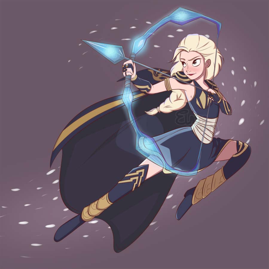 disney-ilustracoes-leagueoflegends-elsa