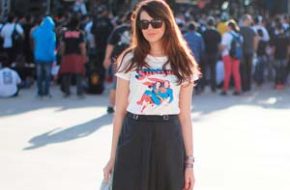 Look do dia: Midi e t-shirt