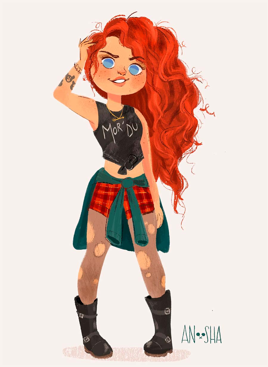 disney-ilustracao-roupasmodernas-merida