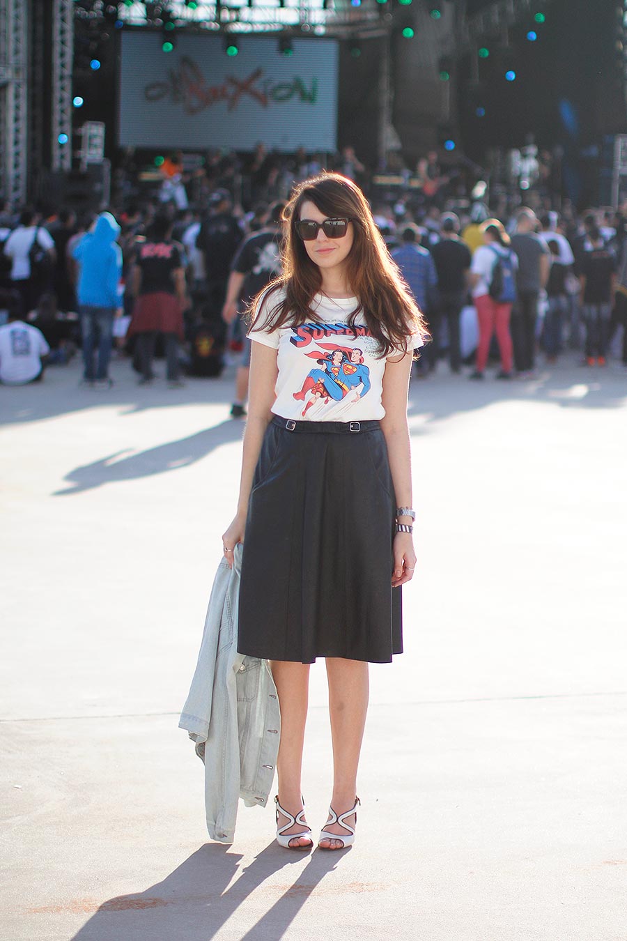 Look do dia: Midi e t-shirt - Just Lia