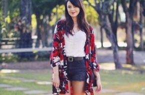 Look do dia: Short e quimono