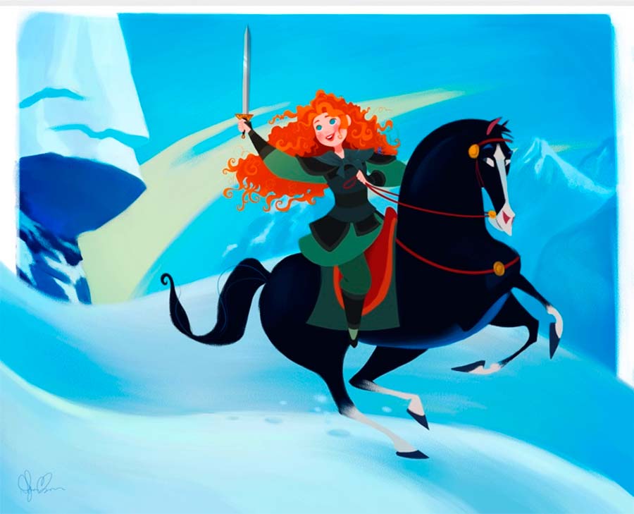 disney-ilustracao-personagensemhistoriastrocadas-merida