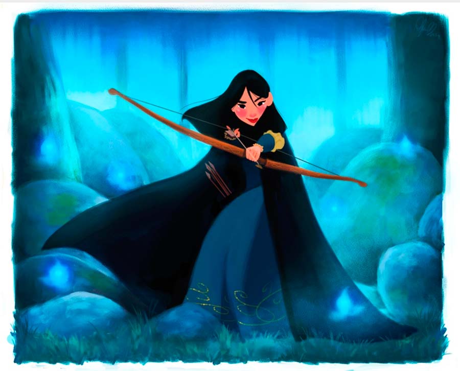 disney-ilustracao-personagensemhistoriastrocadas-mulan