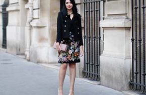 Look do dia: Floral sobre preto