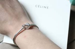 Tendência: Céline knot bracelet