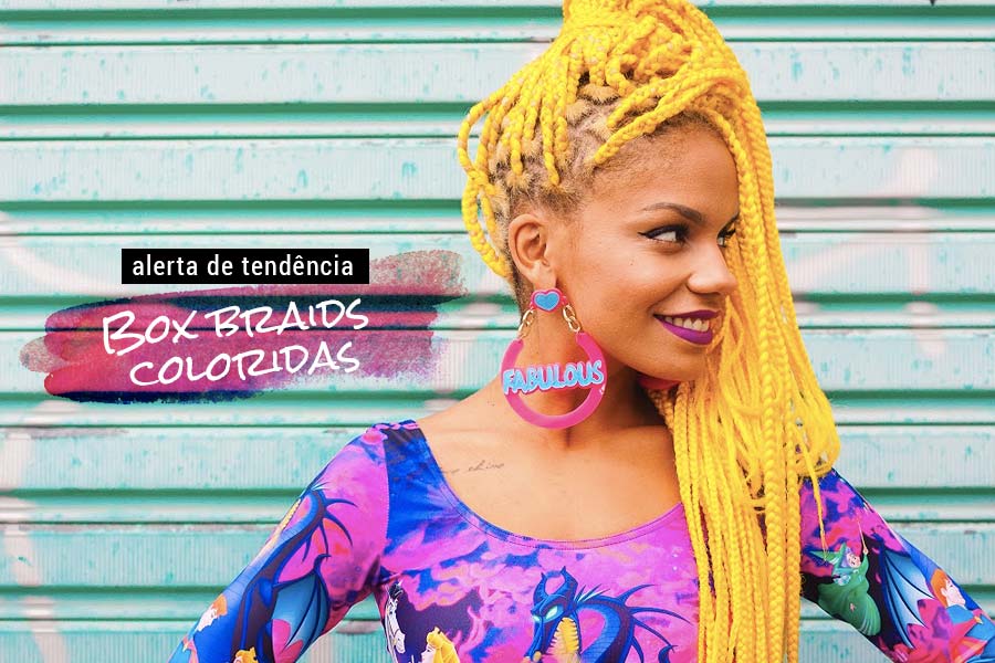 Tendência: Box braids coloridas - Just Lia