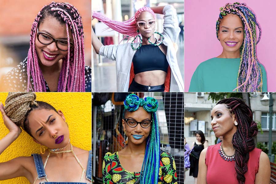 Tendência: Box braids coloridas - Just Lia