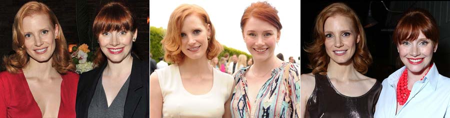 parecemasnaoe-jessicachastain-brycedallashoward-juntas1