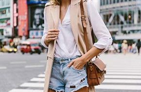 Tendência: Sleeveless trench