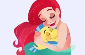 Princesas Disney com seus pets