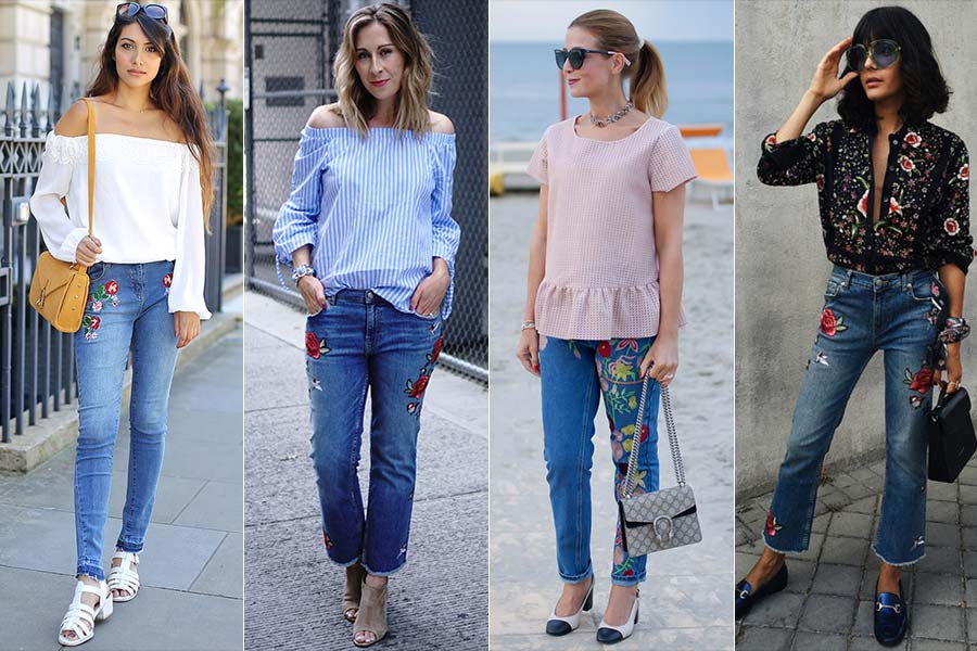 calça jeans combina com que blusa