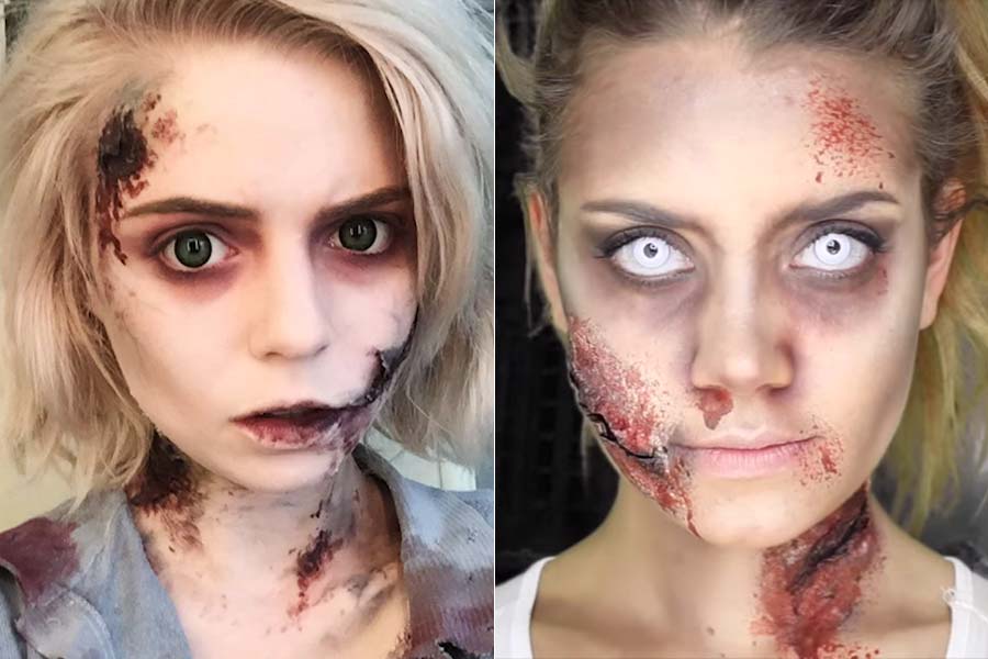 Halloween - Maquiagem Zumbi