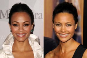 Parece mas não é: Zoë Saldaña e Thandie Newton - Just Lia | Por Lia Camargo