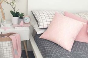 Decoração: Cinza e rosa