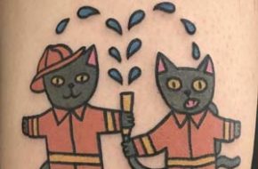 As tatuagens divertidas de pets da Jiran