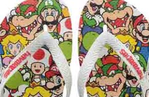 As Havaianas de Mario Bros