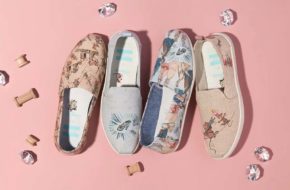 Alpargatas e tênis de princesa Disney x TOMS