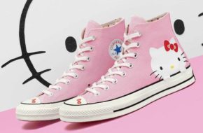 Os tênis Hello Kitty x Converse