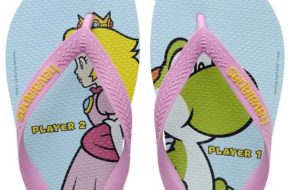 As novas Havaianas de Mario Bros