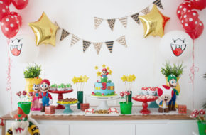 Festa do Super Mario – Aniversário de 3 anos do Fefê