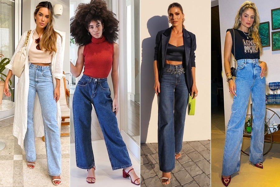 6 maneiras de usar a calça wide leg jeans nesse verão » STEAL THE LOOK