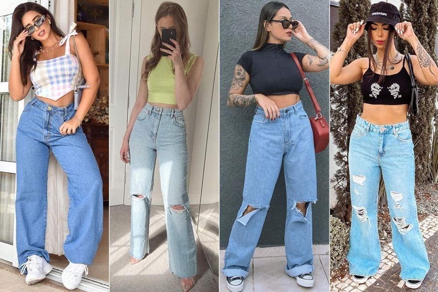 6 maneiras de usar a calça wide leg jeans nesse verão » STEAL THE LOOK