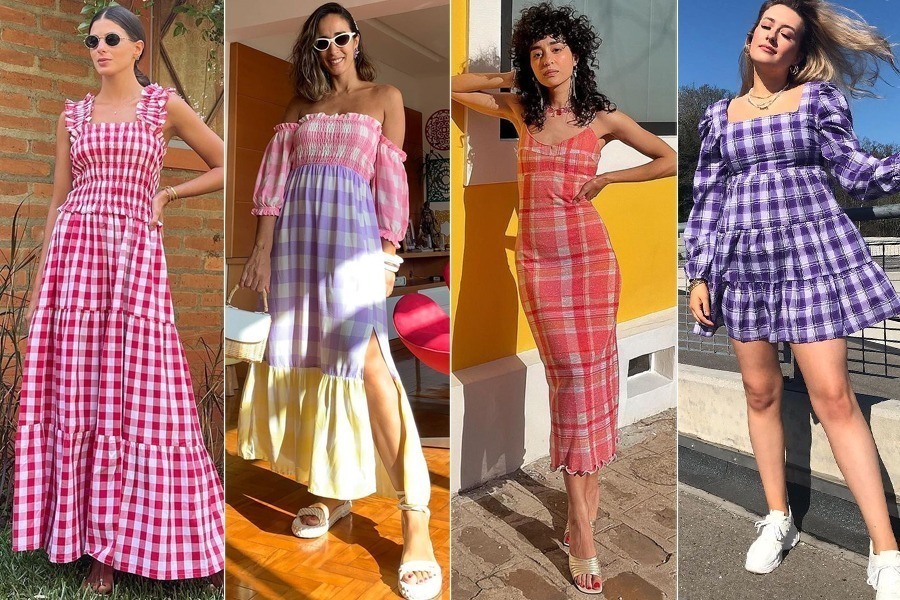 Como usar: Xadrez vichy ou gingham - Just Lia